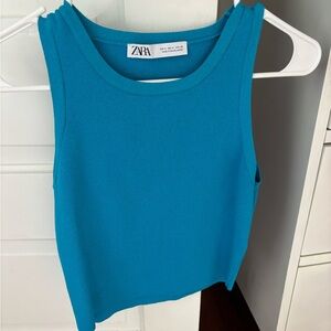 Blue Zara top
